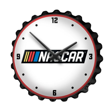 NASCAR 18.5" Bottle Cap Wall Clock