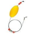 thumbnail image 2 of (2 pack) Comal Weighted Oval Float Leader, Orange, 2 of 6