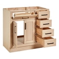 thumbnail image 5 of Ariel Hepburn 36 Inch Single Sink Base Cabinet In Oak, 5 of 10