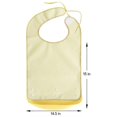 thumbnail image 1 of Protectores de ropa impermeables portátiles reutilizables de silicona para adultos para comer con recolector de alimentos para hombres y mujeres Fácil de limpiar, 1 of 5