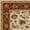 Ivory, variant on Radici Usa Como Area Rug 1597 Red Italian Bordered 2' 2" x 7' 7" Rectangle
