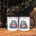 thumbnail image 3 of Happy Easter Corgi American Flag Truck Bunny Ears Heat Color Changing Mug Welsh Corgi Dog Lover Gifts Idea Magic Coffee Mug - 03001, 3 of 4