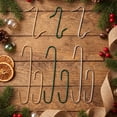 thumbnail image 6 of 150 Pcs Christmas Ornament Hooks for Christmas Tree, Metal Bauble Hanging Wire, Xmas Tree Decoration Hangers, Multi Size Ornament Fasteners, Holiday Decor Suspension Hooks, Bauble Holder Clips, 6 of 7