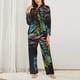 thumbnail image 2 of Balery Dragon with Colorful Tail Conjunto de Pijama con Estampado para Mujer, Conjunto de Dos Piezas con Manga Larga, Ropa de Dormir Suave con Bolsillos, Pijamas Cómodos-Large, 2 of 7