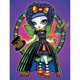 thumbnail image 2 of Cuadros Decorativos Chica colorida con grandes ojos 5D Kit de pintura de diamante DIY Taladro redondo completo (L3557) Wdftyju embutido en tela, 2 of 8