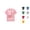 Pink, variant on RTKFRFLM Boys Independence Day T-Shirt US Flag Red White Blue Graphic Crewneck Short Sleeve Summer Holiday Tee Top