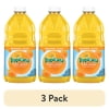 (3 pack) Tropicana 100% Orange Juice, 64 fl oz, Fruit Juice, Texture Smooth