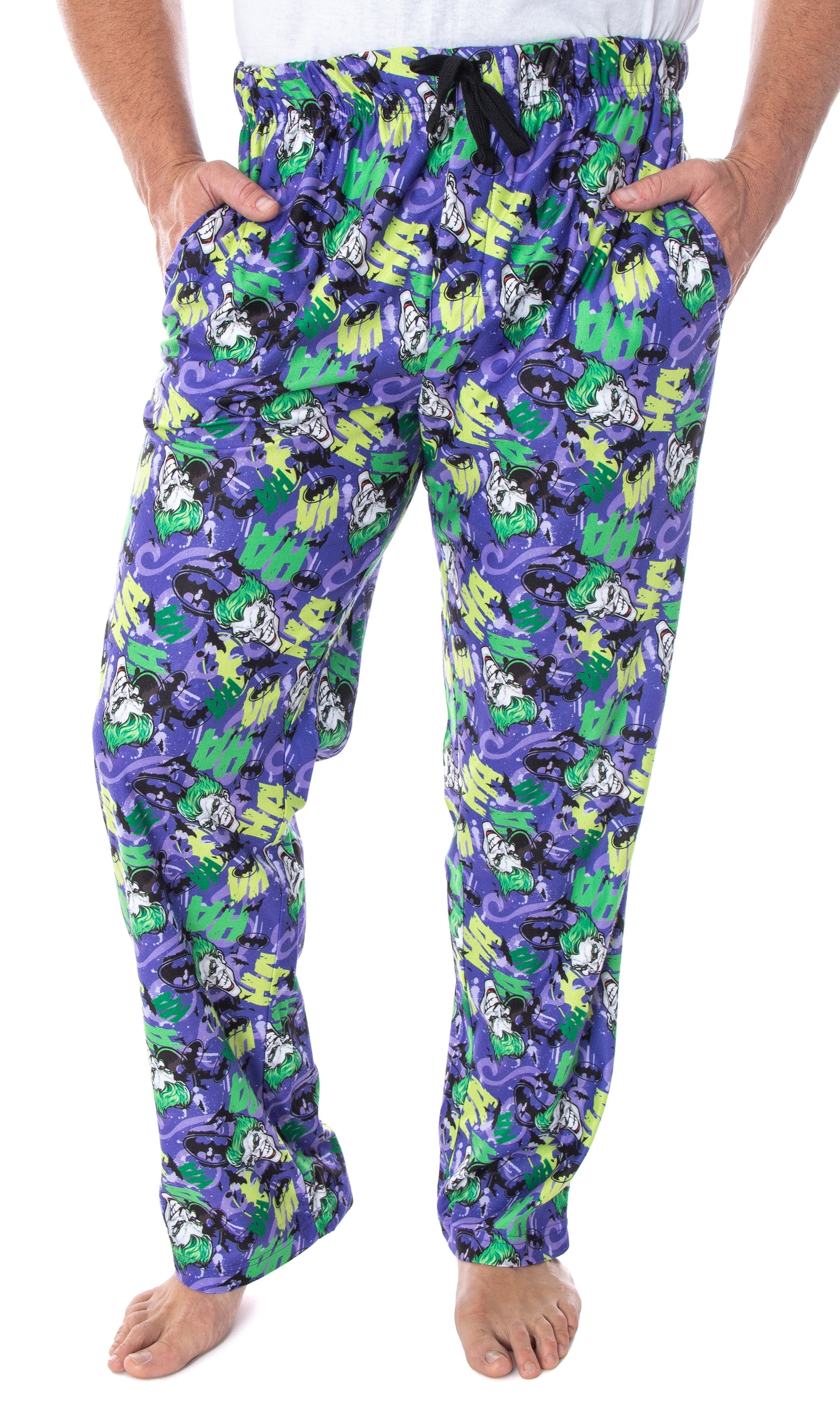 DC Comics Men's The Joker HA! HA! HA! Adult Sleep Lounge Pajama Pants