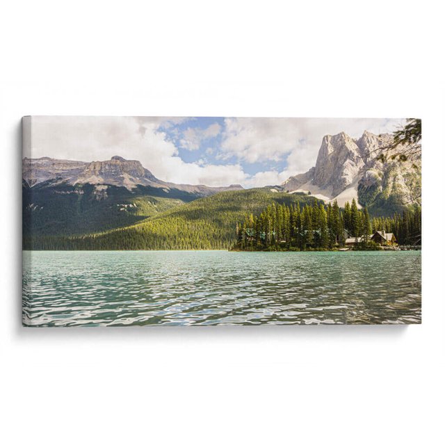 Cuadro decorativo - The Lodge, Rev 100x50 Canvas Lab Botánica, Paisajes, Naturaleza, Animales y naturaleza, Árboles, Bosques,
