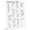 White, variant on Inkdotpot Magnetic Grocery List Notepad Grocery Shopping List Blank, Portable Size 6 x 9 inches - 54 Page Weekly Grocery Shopping Planner