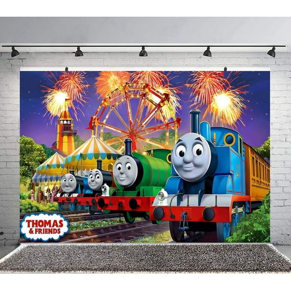 thomos Backdrop Banner Party Supplies Poster Movie Theme Background for Photography Kids Birthday Decorations