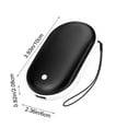 thumbnail image 3 of Rechargeable Hand Warmer 2400mAh, 3 Heat Settings, Portable USB Power Bank for Phones Compact Pocket Heater for Winter Sports Hunting Commuting Gifts, 3 of 8