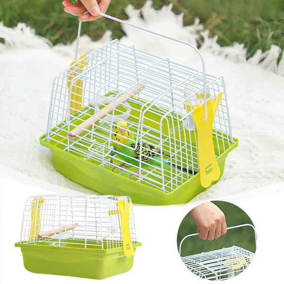 Portable Bird and Small Animal Travel with Handle for Transport of Lovebirds and