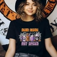 thumbnail image 3 of Dead Inside But Spiced Shirt – Funny Halloween Coffee Cup Skeleton Tee, Gold, Size 3XL, 3 of 6