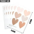 thumbnail image 4 of 6 Sheets Boho Heart Wall Stickers Nursery Wall Decor Wall Stickers and Murals for DIY Cute Decorations Kids' Room Decor Girls Bedroom, 4 of 7