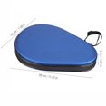 thumbnail image 3 of Qiilu HUIESON Waterproof PU Table Tennis Racket Case Ping Pong Paddle Bat Bag , Table Tennis Bag, Table Tennis Bat Case, 3 of 8