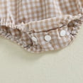 thumbnail image 5 of JDQJBZ Baby Boy Overalls Romper Short Sleeve Print Solid Color Cotton Bodysuit Summer Girl, 5 of 5