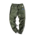 thumbnail image 1 of 2020 Spring And Summer New Korean Style Slim Fit Men's Solid Color Cropped Ankle-Tied Harem Pants K63, 1 of 3
