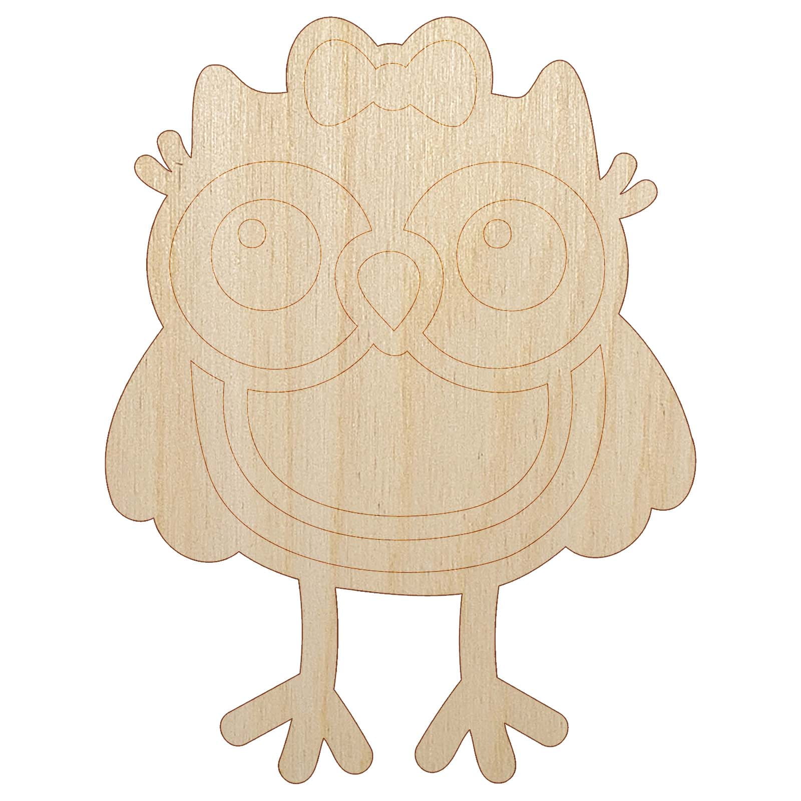 Foam Owl Animal Cutouts with Glitter 10-count 7-1/2-Inch