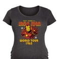 thumbnail image 3 of Marvel Iron Man - Band Tee Style - Maternity Scoop Neck Graphic T-Shirt, 3 of 5