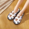 thumbnail image 4 of House Slippers for Women Men - halloween pumpkins hat print Lightweight House Shoes Fuzzy Slippers, Soft Slip-On Cozy House Slippers for Woman Indoor Outdoor, 4 of 7