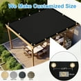 thumbnail image 5 of 90% Shade Fabric Sun Shade Cloth with Grommets GN08 for Pergola Replacement Shade Cover Canopy - Commercial Grade 185 GSM - Cable Zip Ties Included (We Customized), 5 of 6