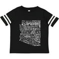 thumbnail image 3 of Inktastic Arizona Word Salad- State Outline Boys or Girls Toddler T-Shirt, 3 of 5