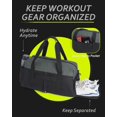 thumbnail image 4 of Bolsa de viaje para gimnasio BAGSMART, plegable, para viajes de fin de semana, color negro, 4 of 8