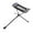 Grey, variant on Folding Chair Footrest slip Picnic Camping Recliner Foot Stool Resting Grey