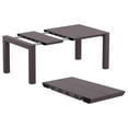 thumbnail image 6 of Compamia Vegas 55" Extendable Patio Dining Table in Brown, 6 of 8