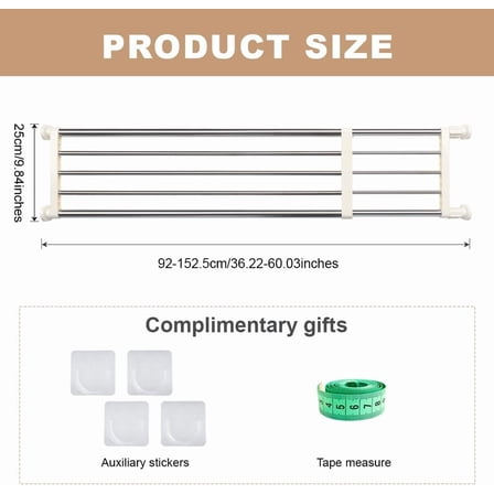 Tension Shelf Expandable Rod Closet System