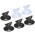 thumbnail image 1 of Bombilla Cambiadores, 35mm Diámetro PVC Ventosa Luz Lámpara Reemplazo Herramientas para GU10 MR16 Bombillas, Paquete de 6 (4 Negro y 2 Transparente), 1 of 6