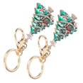 thumbnail image 2 of 2 x Christmas Tree Keychain Pendants - Fashionable Durable Gift-Set Accessories, 2 of 5