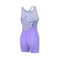 thumbnail image 5 of XEGLSBU Girls Youth 1 Piece Swimsuit Swimwear Tie Dye Girls' Training Swimsuit for Swimming Full Cubit Racing Swimwear Purple Size 8-9 Years, 5 of 9
