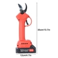 thumbnail image 4 of Dbuoem 2 x 21V Electric Pruning Shears,Cordless Pruner with Sharp Blade,Electric Branch Scissors,Tree Branch Shears with 2 Rechargeable Batteries,1 inch, Cutting Diameter, 4 of 13