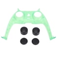 thumbnail image 1 of Accesorios de controlador Placa frontal de controlador translúcido Empuñaduras de pulgar para controlador inalámbrico PS5 DualSenseVerde, 1 of 5
