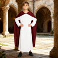 thumbnail image 5 of EnJoCho Kids Role Play Long Robe with Head Scarf Biblical Nativit𝗒 𝖲hepherd Wise Man Dress Up Outfit for Boys Girls Christmas Pageant Performance, 5 of 8