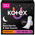 thumbnail image 1 of Toallas femeninas Kotex Ultra Thin para la noche, alta absorción, 36 unidades, 1 of 7