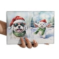 thumbnail image 3 of Hello Winter Maltese Frosty Morning Walk Welcome Snowy Christmas Travel Passport Wallet Maltese Dog Lover Gifts Idea PU Leather Passport Holder Cover - 02018, 3 of 5