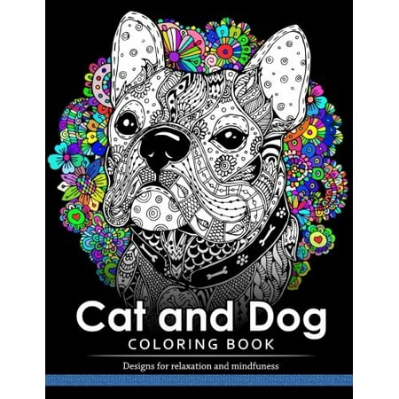 Cat and Dog Coloring Book: The best friend animal for puppy and kitten adult