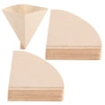 thumbnail image 4 of Coffee Filter Paper, 80Pcs ConeShaped Disposable Coffee Filter Paper Drip Coffee Pot Making Accessory for Home Office, 4 of 7