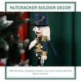 thumbnail image 6 of GAXIRE Wood Nutcracker for Festival 1Pack 10.8x3.8in, 6 of 8