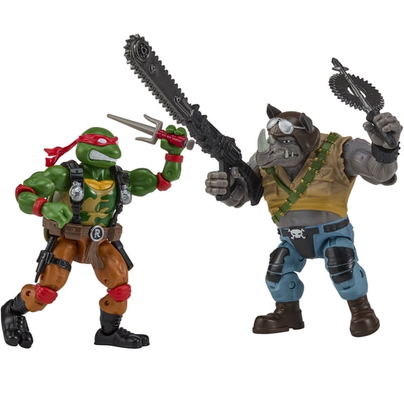 Teenage Mutant Ninja Turtles x G.I. JOE: Roadblock x Raph vs. Buzzer x Rocksteady
