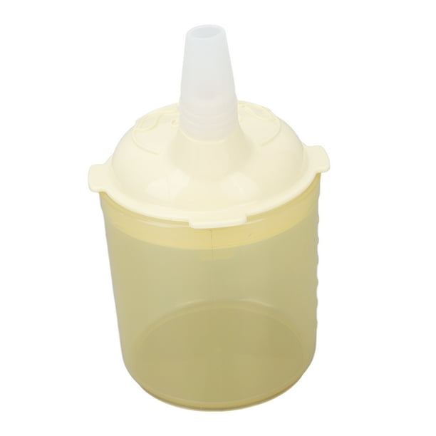 Vaso para beber para adultos, vaso para alimentación de convalecientes, vaso para alimentación de pacientes, ayuda para beber, confiable y duradero
