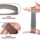 thumbnail image 4 of Jumpingount Solución de 2 paquetes/lote de pelucas de silicona para un ajuste seguro y cómodo de la peluca banda de silicona antideslizante negro Type3 NO3, 4 of 6
