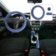 thumbnail image 4 of Seyotauo Fuzzy Steering Wheel Cover, Soft Wool Fur Steering Wheel Protector, Fluffy Wheel Covers for Winter Warm, Car Interior Decoration Accessories for Women Men, 4 of 8