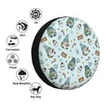 thumbnail image 4 of Susaid Winter Wonderland Light Blue Print Tire Covers,Waterproof Anti-UV Snow Sun Rain Tire Covers for RV,Truck, SUV, Trailer, Camper-15 inch, 4 of 6
