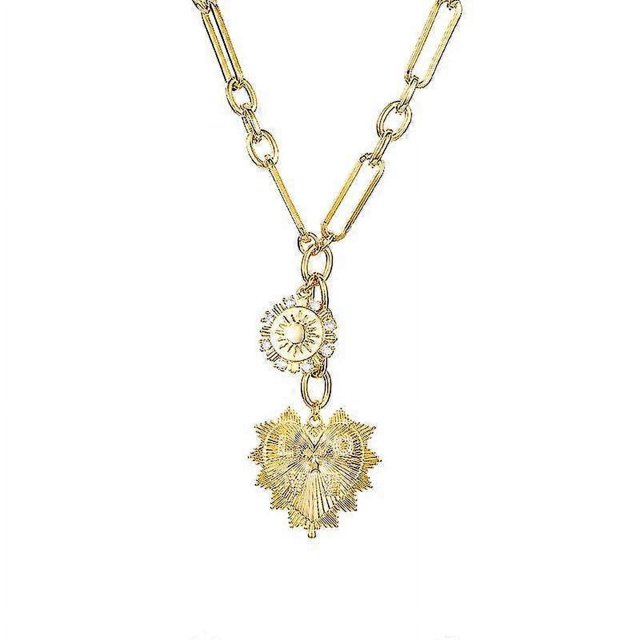 Nuevo collar de cadena de cuentas con costura en forma de O larga de estilo simple para mujer, versión coreana, accesorio personalizado chapado en oro de 14k --- Código de producto 45535