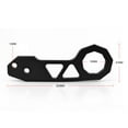 thumbnail image 2 of RASTP Black Racing Rear Tow Hook Fit For Honda Civic Integra Anodized Billet TH004-NM, 2 of 5