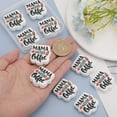 thumbnail image 3 of 10Pcs Word Mama Needs Coffee Silicone Beads Mama Spacer Beads, 3 of 5